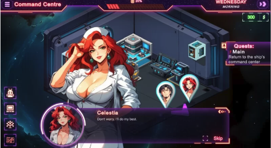 图片[2]-【沙盒SLG/触摸/无码/全动态】熟女银河：太空高潮 STEAM官中版-春日ACG